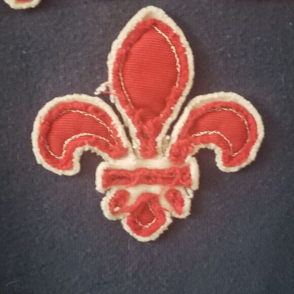 Navy Blue 84 Sweatshirt Men's Small with tackle twill letters St Louis - Picture 3 of 8